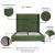 Promenade Velvet Platform Full Size Bed