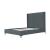Promenade Velvet Platform Queen Size Bed