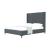 Promenade Velvet Platform Queen Size Bed