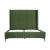Promenade Velvet Platform Queen Size Bed