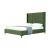 Promenade Velvet Platform Queen Size Bed