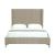Promenade Velvet Platform Queen Size Bed
