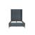 Promenade Velvet Platform Twin Size Bed