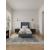 Promenade Velvet Platform Twin Size Bed