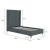 Promenade Velvet Platform Twin Size Bed