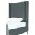 Promenade Velvet Platform Twin Size Bed