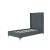Promenade Velvet Platform Twin Size Bed