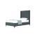 Promenade Velvet Platform Twin Size Bed