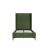 Promenade Velvet Platform Twin Size Bed