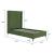 Promenade Velvet Platform Twin Size Bed