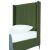 Promenade Velvet Platform Twin Size Bed