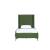 Promenade Velvet Platform Twin Size Bed