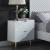 Gaines Wood/Metal Nightstand w/2 Drawers