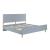Gaines Wood/Metal Panel Bed