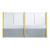 Gaines Wood/Metal Panel Bed