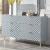 Gaines Wood/Metal Double Dresser w/6 Drawers