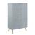Gaines Wood/Metal Chest w/5 Drawers