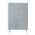 Gaines Wood/Metal Panel Bedroom Set