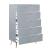 Gaines Wood/Metal Panel Bedroom Set