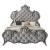 Perine Fabric/Wood Tufted Panel Bed