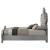 Perine Fabric/Wood Tufted Panel Bedroom Set