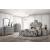 Perine Fabric/Wood Tufted Panel Bedroom Set