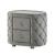 Perine Fabric/Wood Tufted Panel Bedroom Set