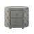 Perine Fabric/Wood Tufted Nightstand w/2 Drawers