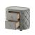 Perine Fabric/Wood Tufted Panel Bedroom Set