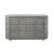 Perine Fabric/Wood Tufted Double Dresser w/6 Drawers