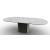 Yoroi W98.4-inch Ceramic/Metal/Wood Customizable Oval Dining Table