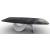 Seashell W98.4-inch Ceramic/Cement Customizable Elliptical Dining Table