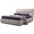 Lunar Storage Tweed Fabric King Size Bed