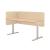 Twin Acoustic Fabric Side Screen for Bench Desk