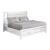 SM Carlyle Fabric/Wood Panel Storage Bed w/LED Light, King Size