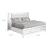 SM Carlyle Fabric/Wood Panel Storage Bed w/LED Light, King Size