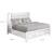 SM Carlyle Fabric/Wood Panel Storage Bed w/LED Light, Queen Size