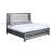 SM Carlyle Fabric/Wood Panel Storage Bedroom Set w/LED Light