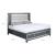 SM Carlyle Fabric/Wood Panel Storage Bedroom Set w/LED Light
