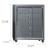 SM Carlyle Fabric/Wood Panel Storage Bedroom Set w/LED Light