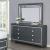 SM Carlyle Fabric/Wood Panel Storage Bedroom Set w/LED Light