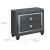 SM Carlyle Fabric/Wood Panel Storage Bedroom Set w/LED Light