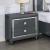 SM Carlyle Fabric/Wood Panel Storage Bedroom Set w/LED Light