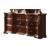 Bella Faux Leather/Wood Regular Bedroom Set