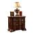 Bella Faux Leather/Wood Regular Bedroom Set