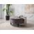 Suave Fabric Round Storage Ottoman