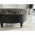 Gaze Fabric Round Ottoman