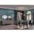 Carlino Glass/Metal Dining Table