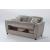 Aspen Microfiber Fabric Storage Sleeper Loveseat