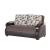 Costa Fabric/PU Storage Sleeper Living Room Set